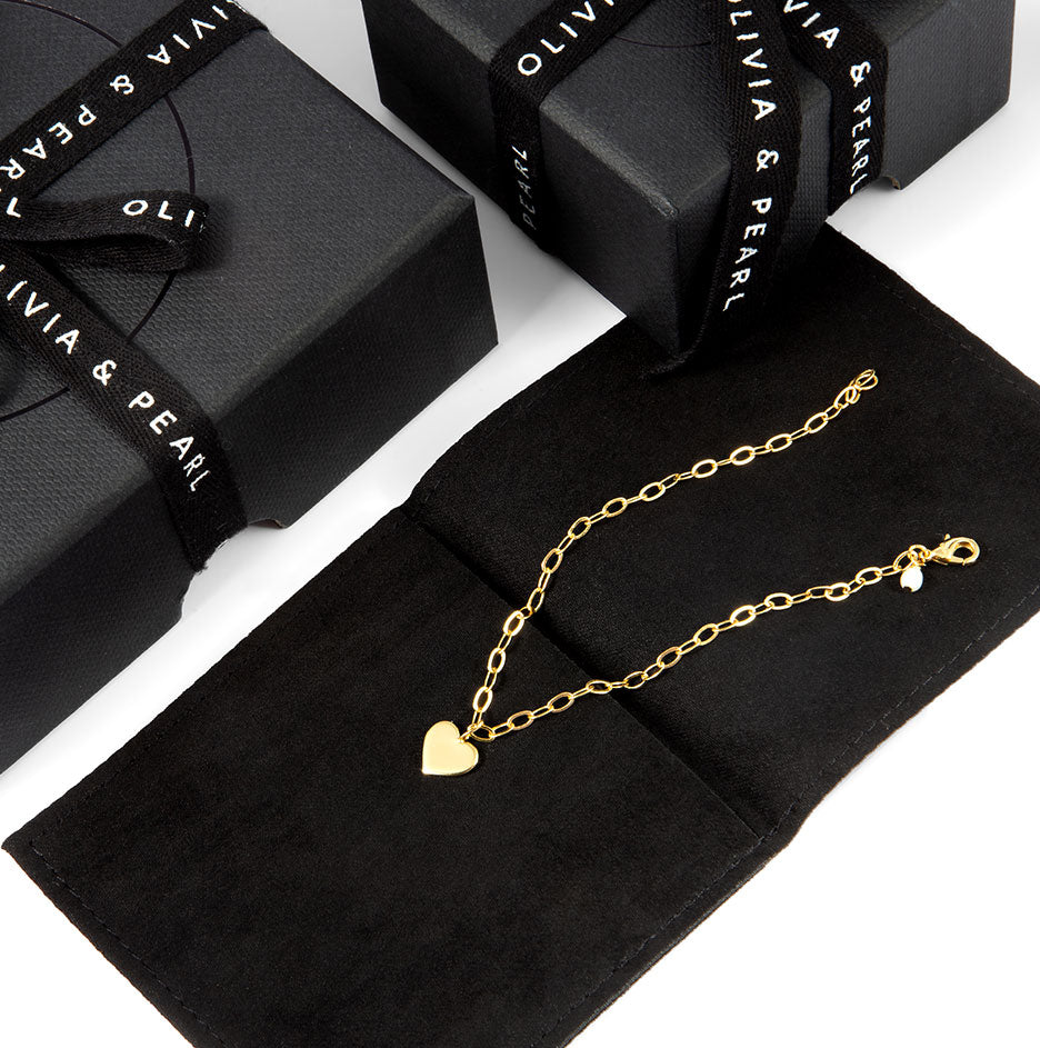 Heart Charm Bracelet