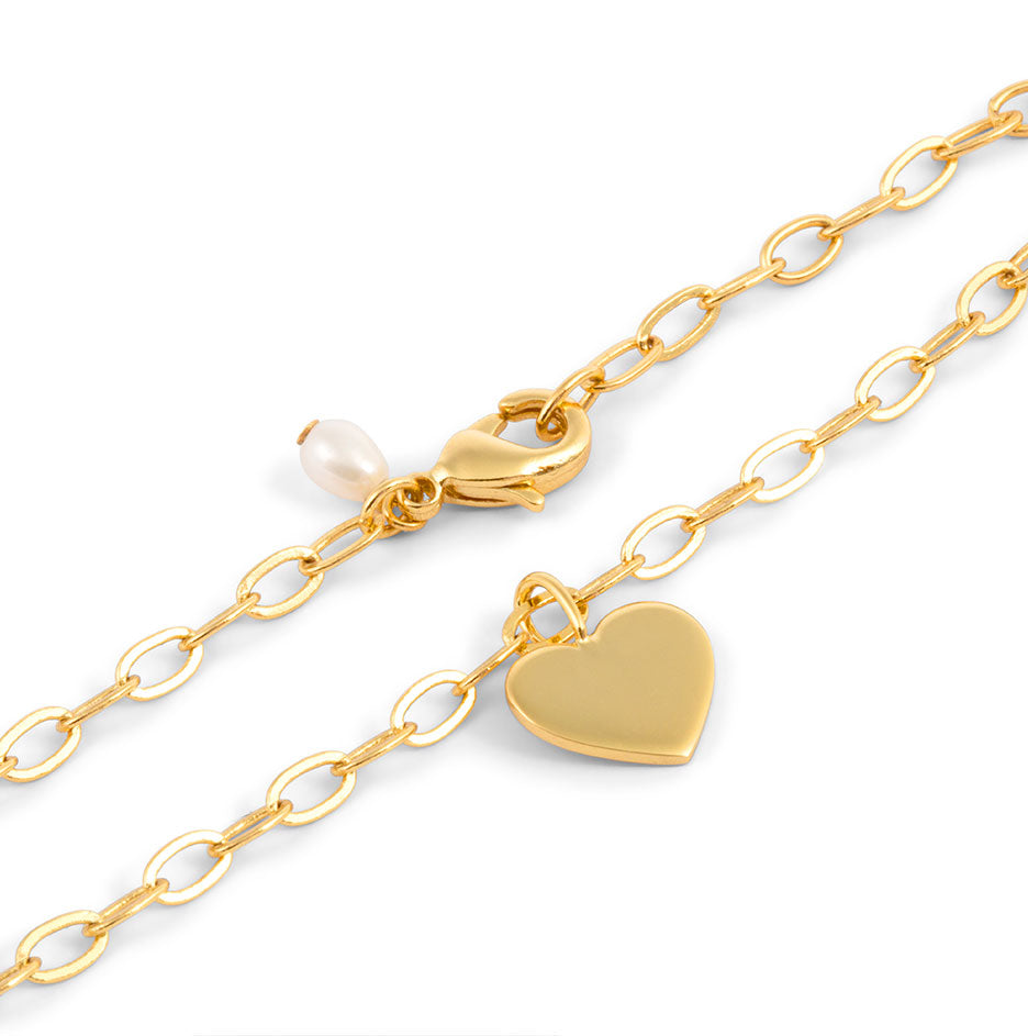 Heart Charm Bracelet