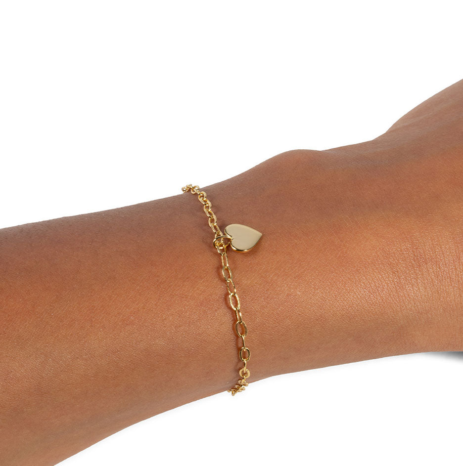 Heart Charm Bracelet