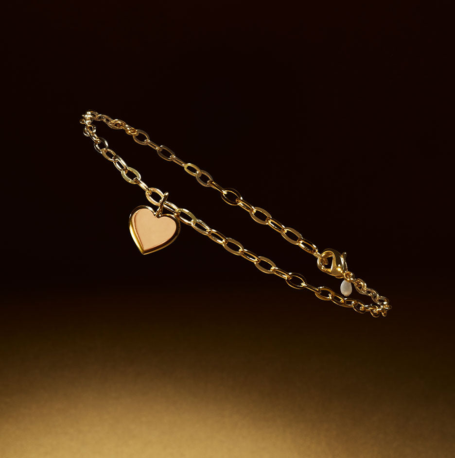 Heart Charm Bracelet