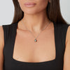 Sterling Silver Rhodium Plated