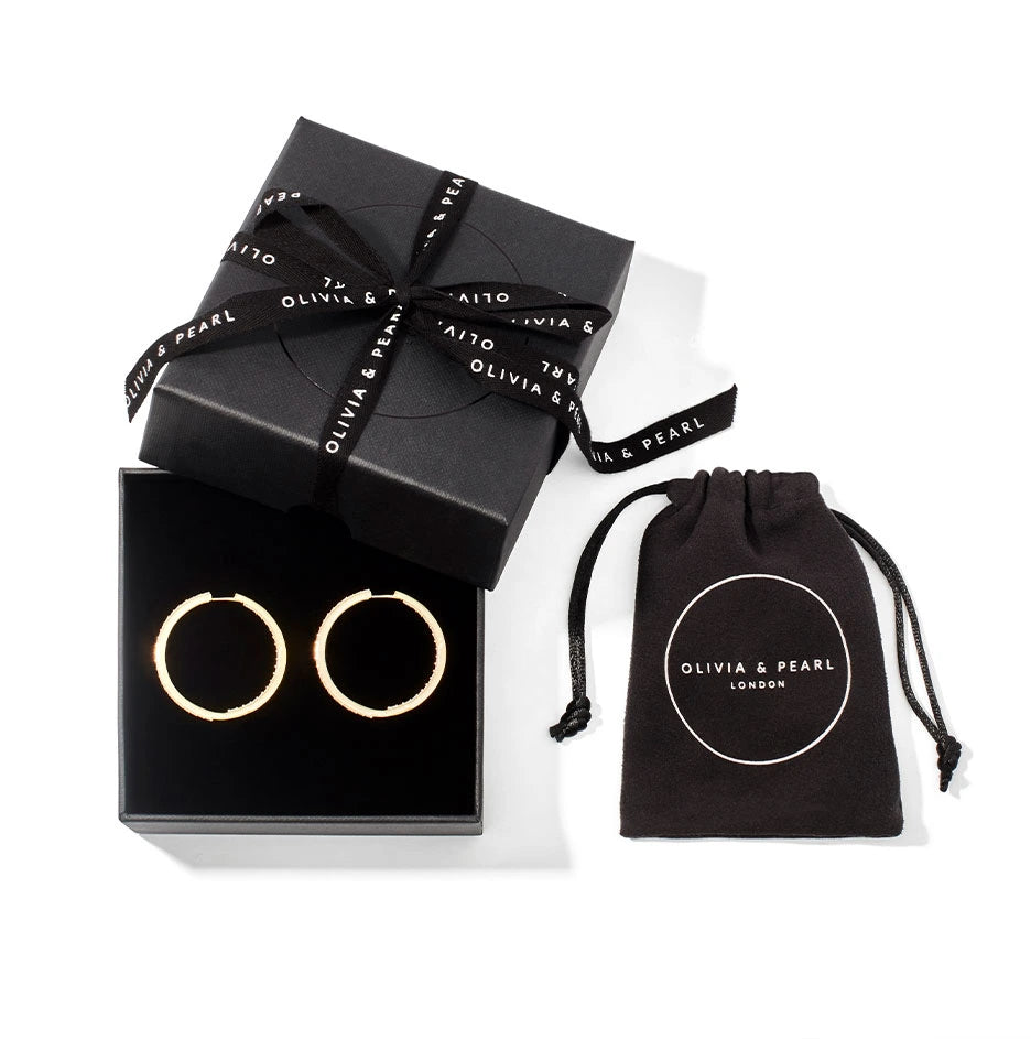 Tennis Hoop Earrings