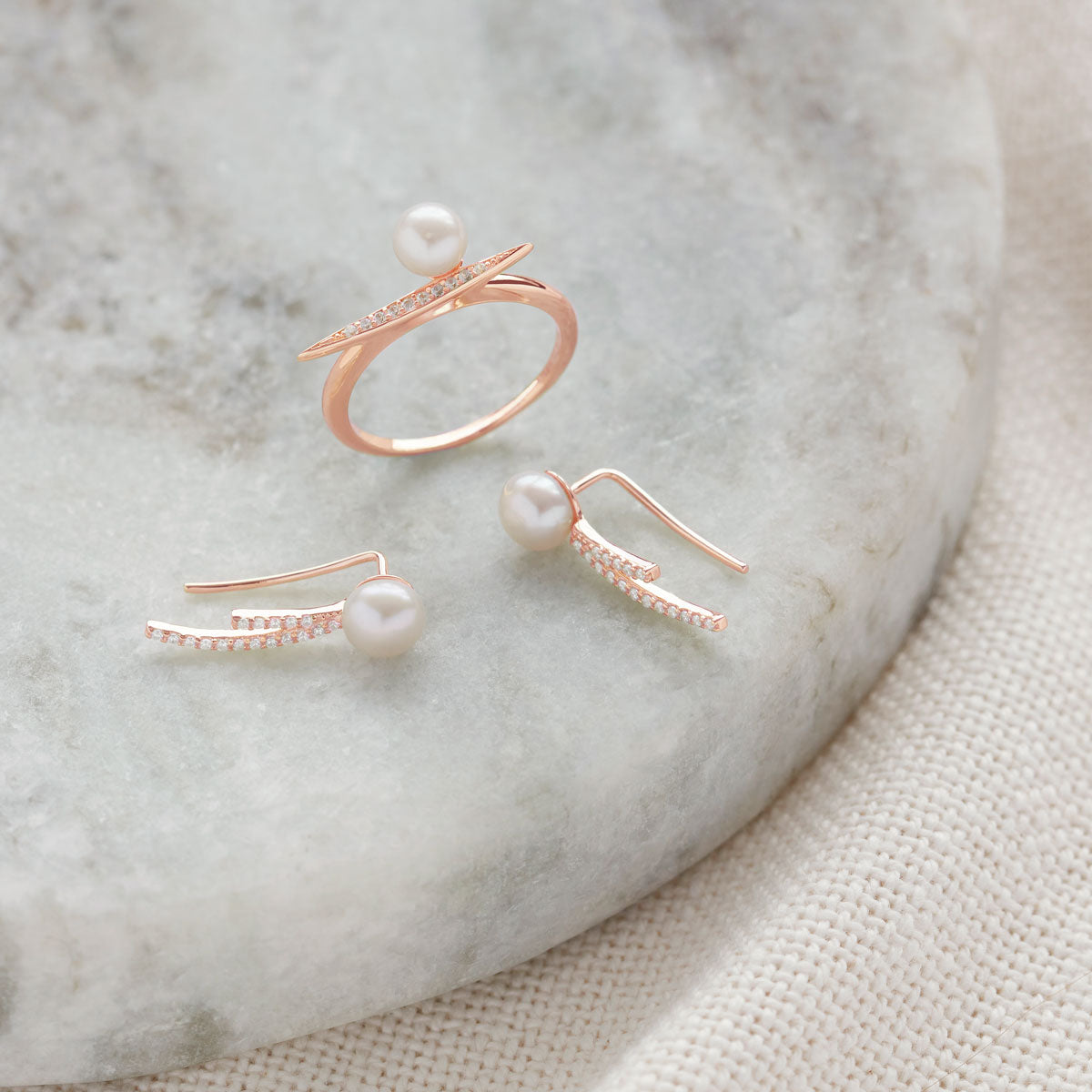 The Starlet set in Rose Gold