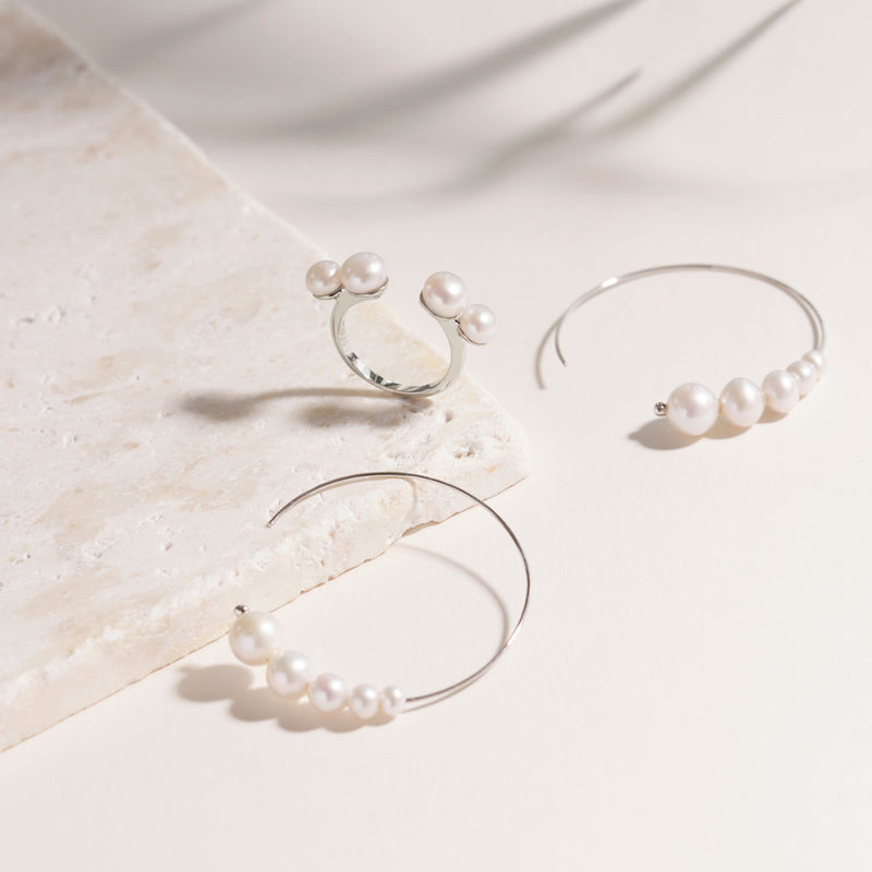 The Love Hoop Story set in White Gold