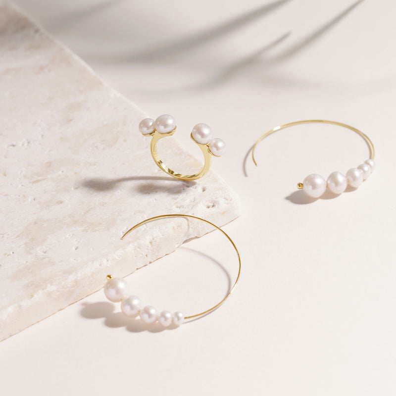 The Love Hoop Story set in Yellow Gold