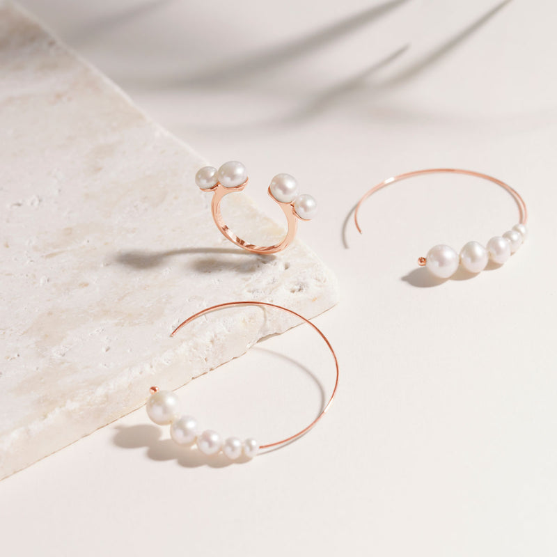 The Love Hoop Story set in Rose Gold