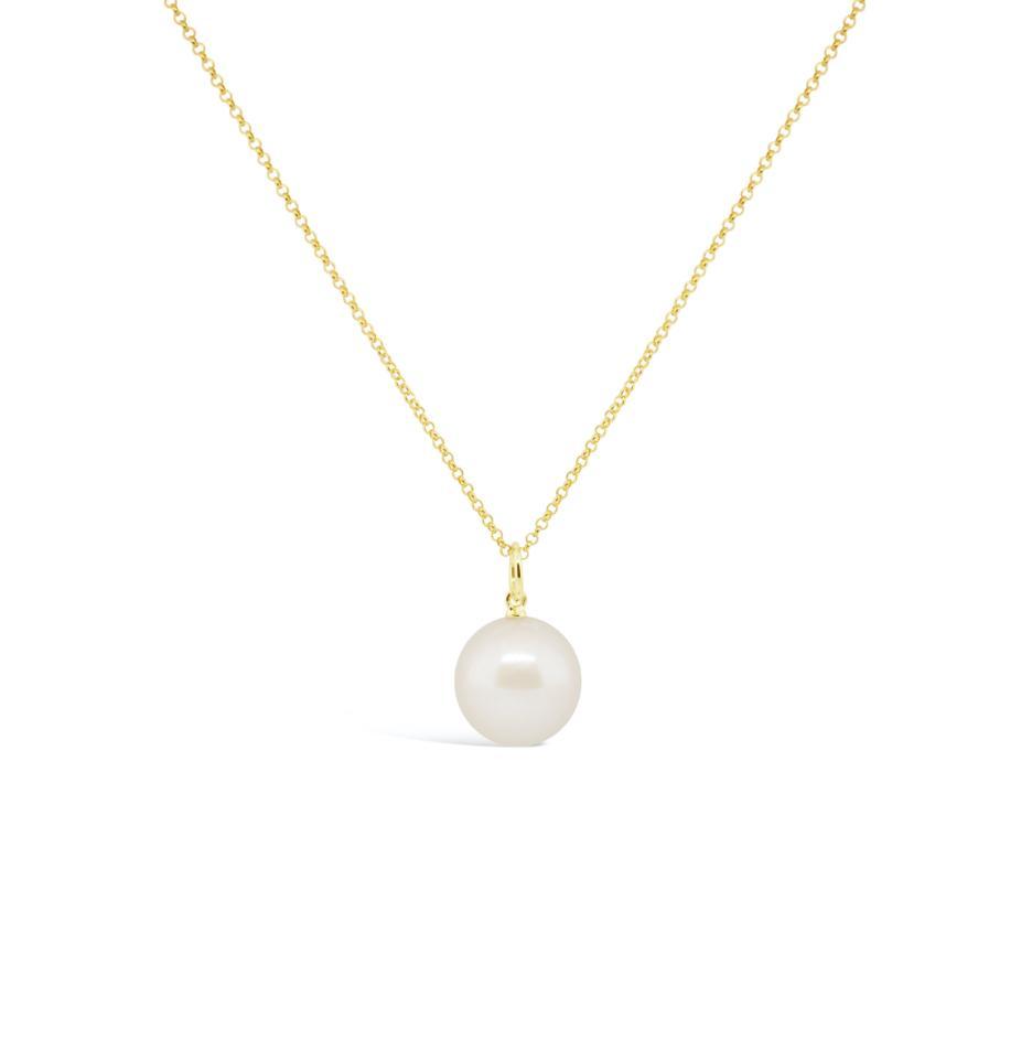 Power Pearl Pendant in 18ct Yellow Gold